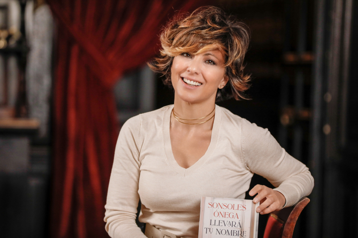 Sonsoles Ónega en la presentación de su libro 'Llevará tu nombre'.