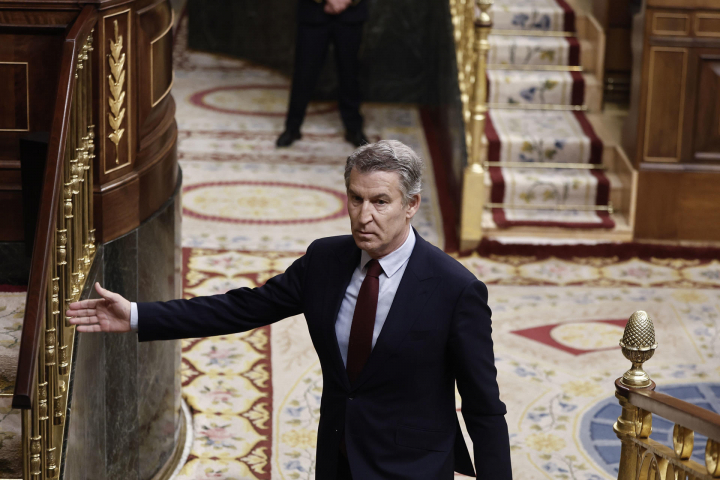 El líder del PP, Alberto Núñez Feijóo