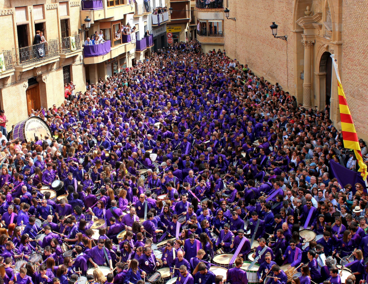 Imagen de la Rompida de la Hora de Calanda
