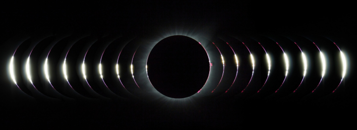 Imagen de un eclipse de Óscar Martín Mesonero