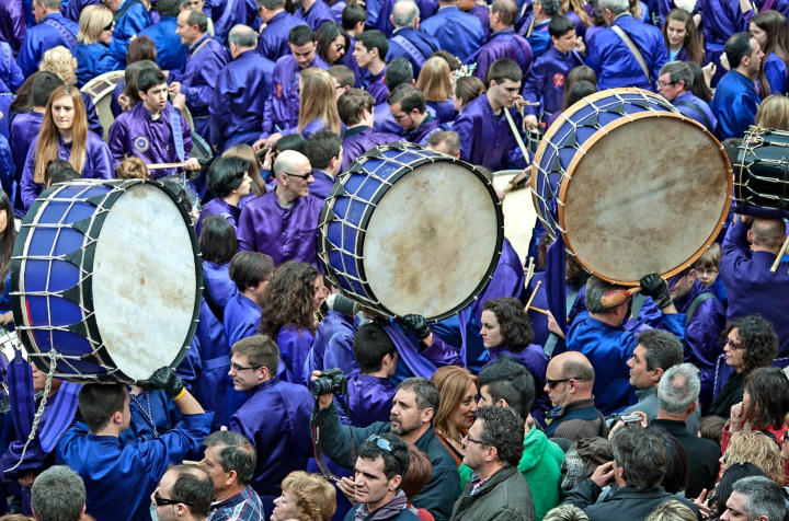Los bombos y los tambores, muy protagonistas