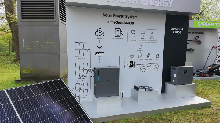 El nuevo sistema de energía solar de Mova, LumeGret.