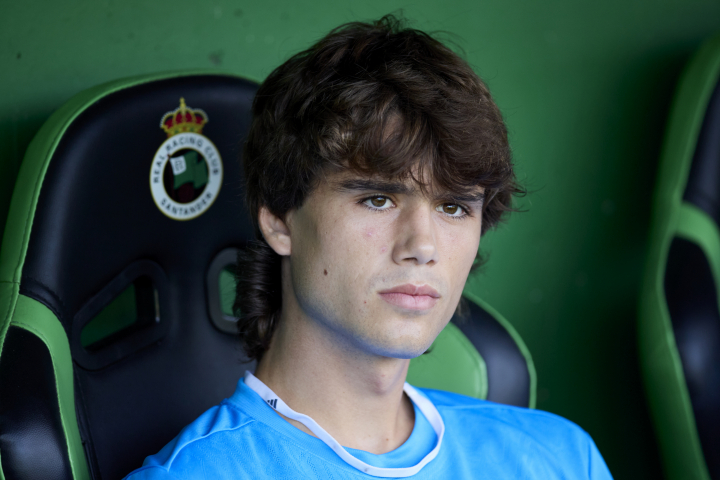 El futbolista Julen Jon Guerrero, hijo de Julen Guerrero