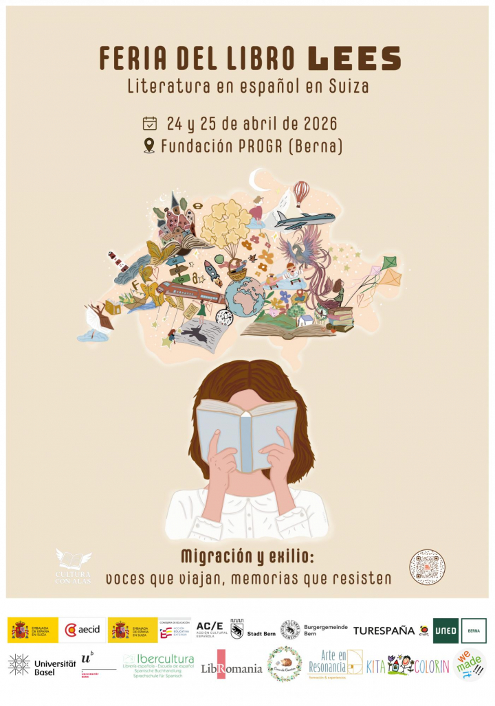 Cartel oficial de la Feria del Libro en español LEES 2026 que se celebra en Berna