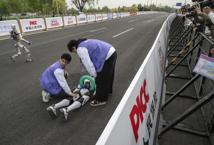 Algunos no han llegado a la meta. Prueba dura, si me preguntan.