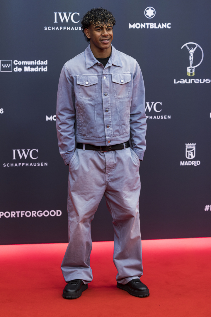 El conjunto de Lamine Yamal para los Laureus