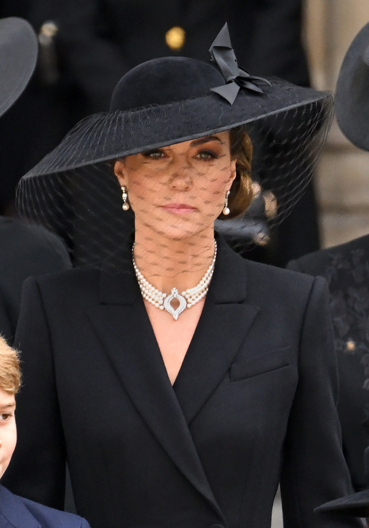 Kate Middleton, en el funeral de Isabel II