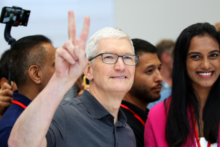 Tim Cook, el hombre de la sonrisa eterna.