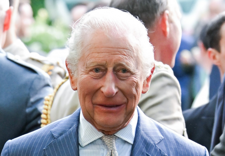 Carlos III en la recepción en la embajada de Reino Unido en Washington por su visita de Estado a Estados Unidos