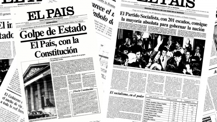 Las portadas de El País que marcaron a los boomers