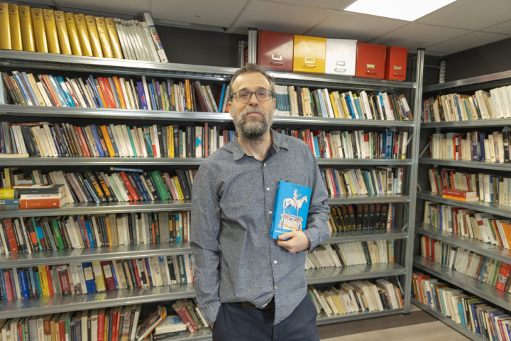 David Fernández, durante su entrevista con El HuffPost