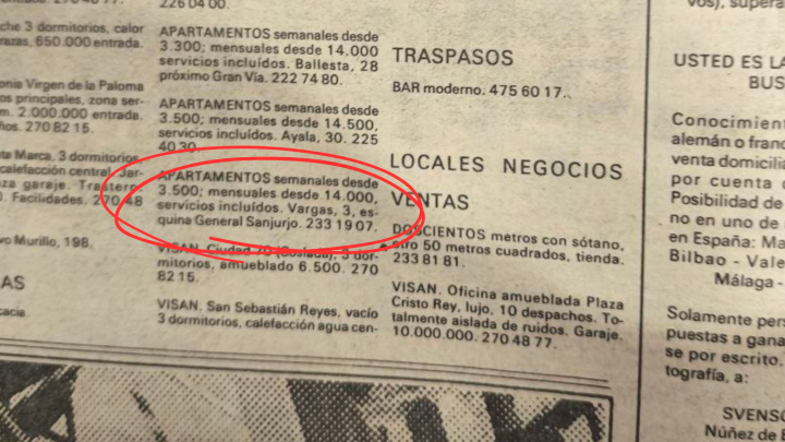 Piso en alquiler en la calle General Sanjurjo, actual José Abascal, en Madrid