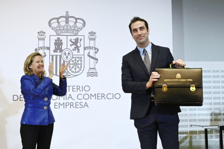 Carlos Cuerpo, el día que fue nombrado ministro de Economía