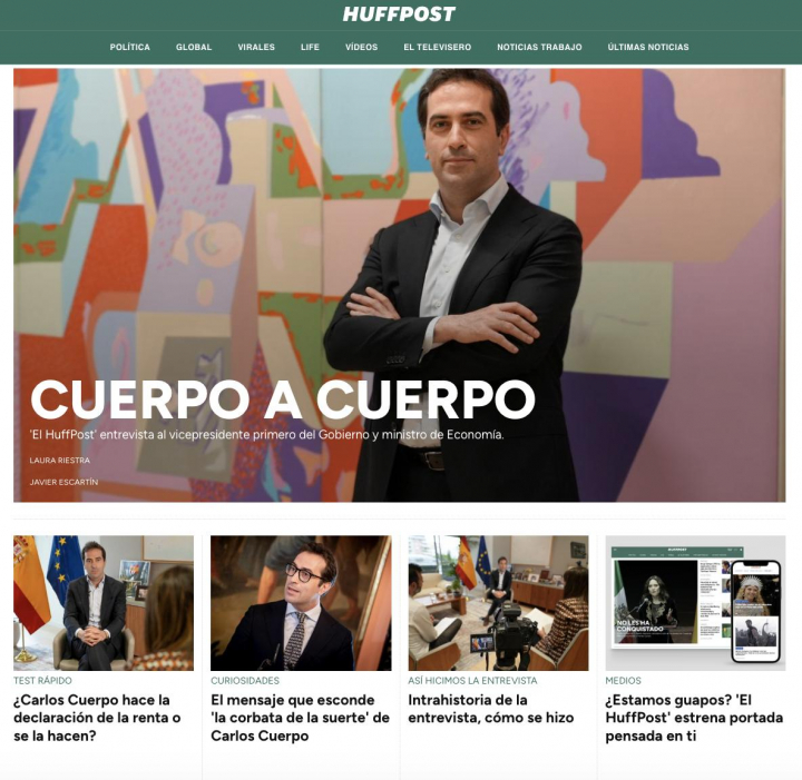 'El HuffPost' estrena un rediseño de portada pensado en nuestros lectores y lectoras.
