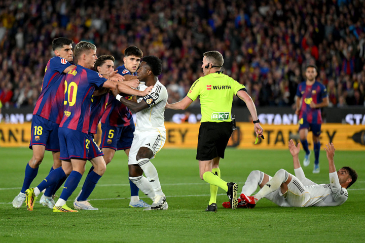 La tangana del clásico.