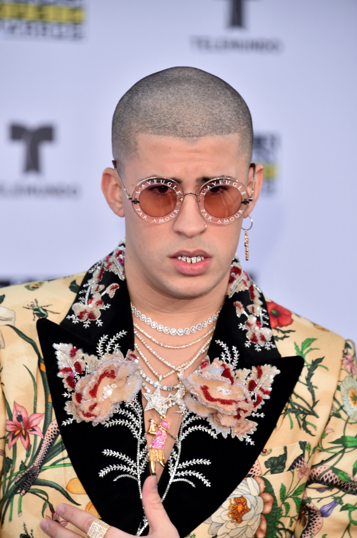 Bad Bunny, en los Latin American Music Awards en 2017