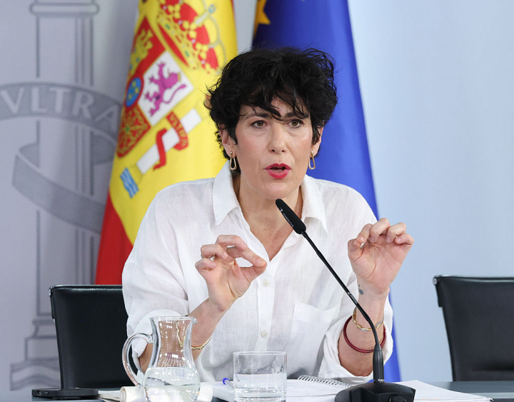 Elma Saiz, en la rueda de prensa tras el Consejo de Ministros de este martes 2 de junio