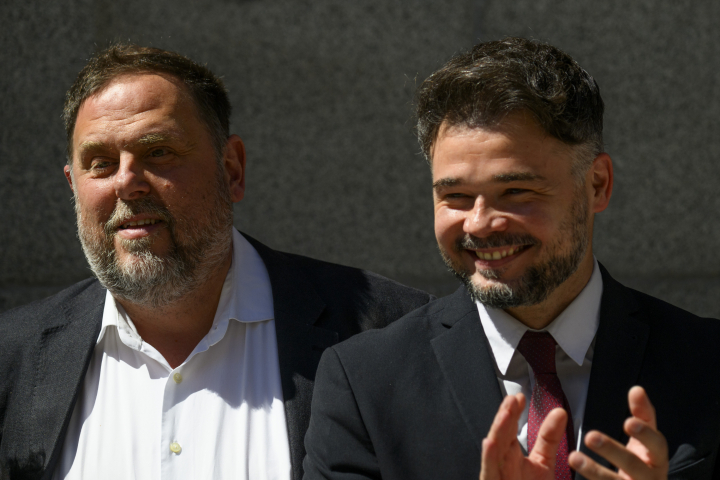 Oriol Junqueras y Gabriel Rufián