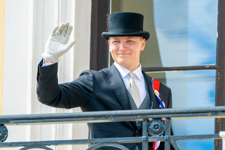 Sverre Magnus de Noruega, muy elegante en el Día Nacional de Noruega 2026