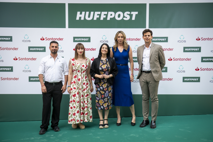 El diputado autonómico del PSOE, Santi Rivero; la líder de la juventudes socialistas, Aránzazu Figueroa, la secretaria de organización del PSOE, Rebeca Torró, y los diputados autonómicos Mar Espinar y Javier Guardiola