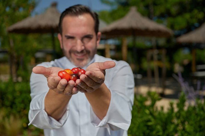 Mario Sandoval en su finca el Jaral de la Mira.
