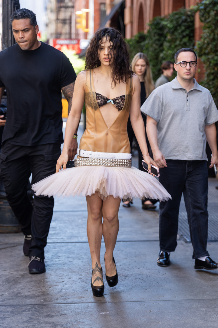 El look de Rosalía en Nueva York