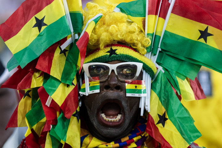 alt="alt="Aficionado de Ghana en el Mundial 2026.""
