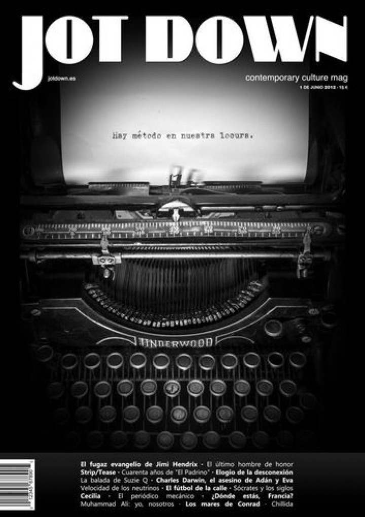 Primer número en papel de 'Jot Down', publicado en junio de 2012.
