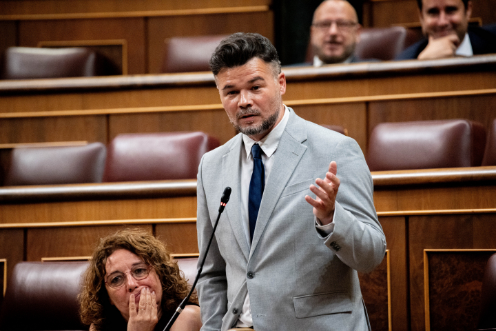El portavoz de Esquerra Republicana, Gabriel Rufián.