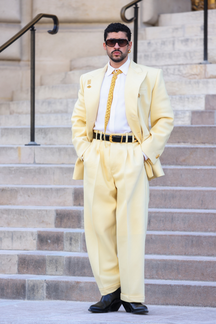 El traje de Schiaparelli de Bad Bunny