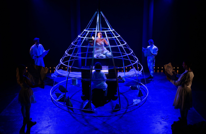Un momento de la obra de teatro 'Farsa y licencia de la reina castiza'