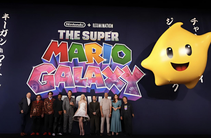 alt="alt="El reparto de 'Super Mario Galaxy: la película' en el estreno""