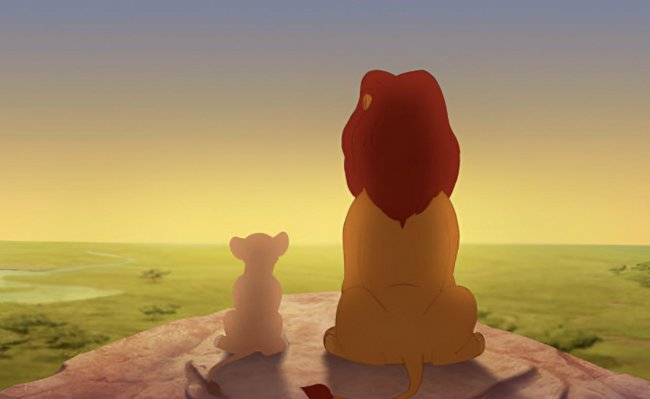 alt="alt="Una escena de la emblemática película de 'El rey león'""