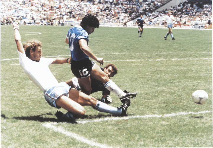 El 'Gol del Siglo' de Maradona ante Inglaterra en el Mundial del 86.