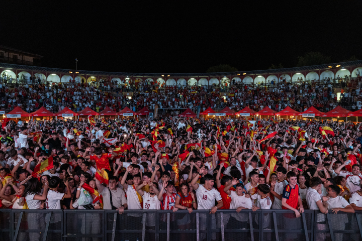 Toledo, una ciudad volcada con la selección.