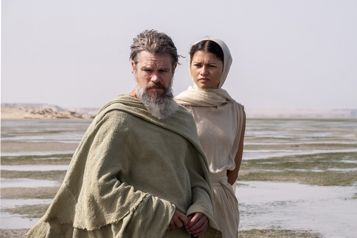 Matt Damon y Zendaya, durante una escena de la película