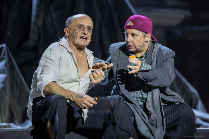 Pepe Viyuela y Tomás Pozzi en 'Timón de Atenas'