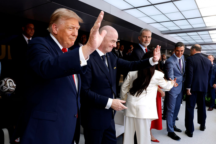 La foto en el palco de Nueva York.