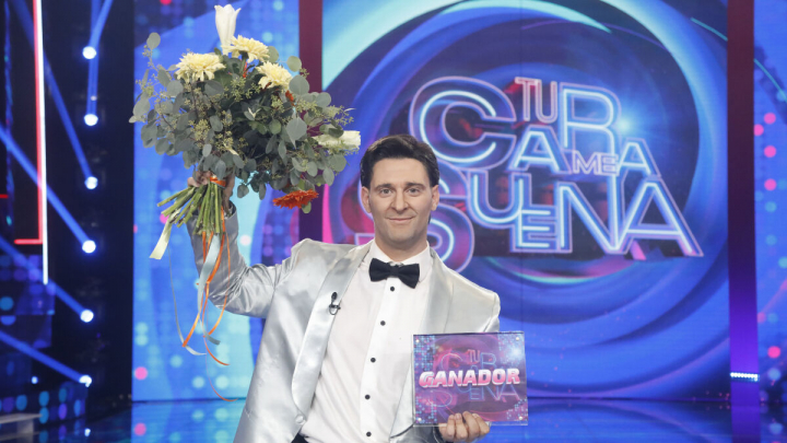 J Kbello imita a Hugh Jackman en la final de 'Tu cara me suena'.