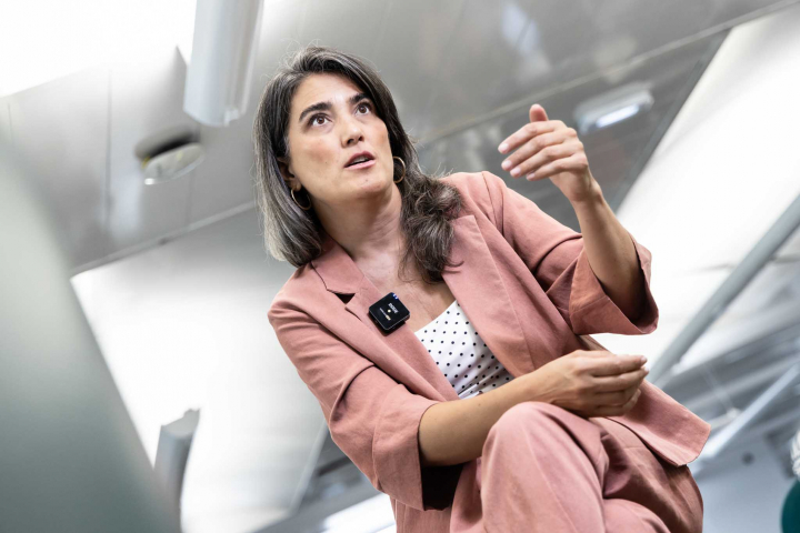 Manuela Bergerot, durante su entrevista con El HuffPost