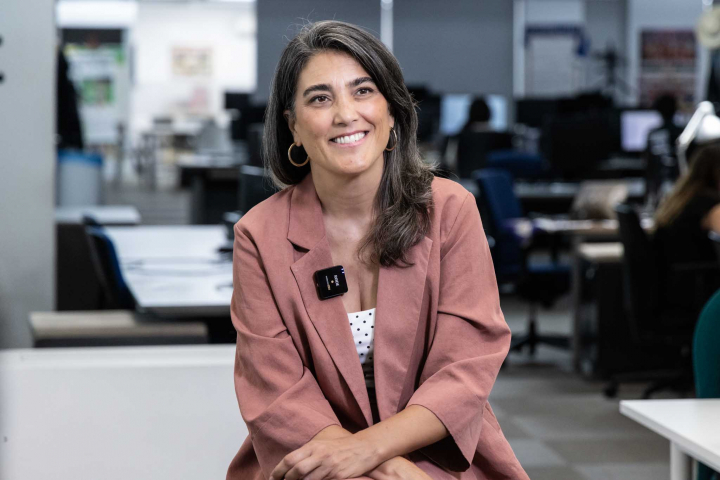 Manuela Bergerot, durante su entrevista con El HuffPost