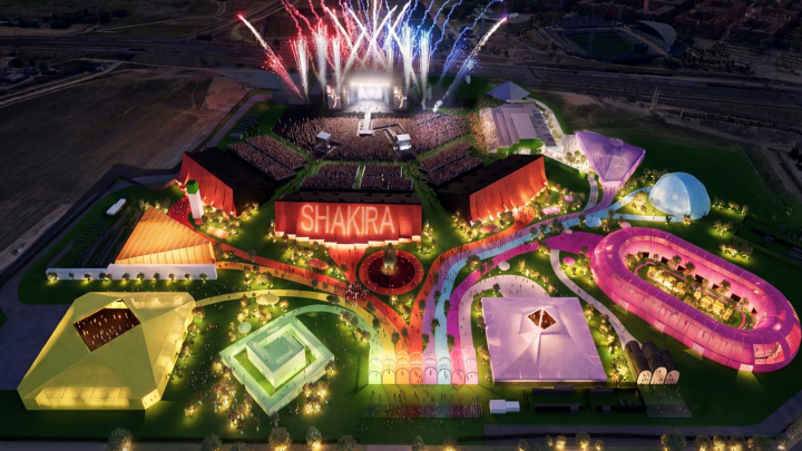 Proyecto del auditorio Es Latina para la residencia europea de Shakira.
