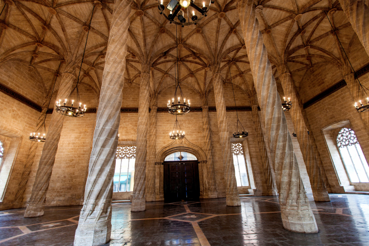 alt="alt="Lonja de la Seda, en Valencia, España.""