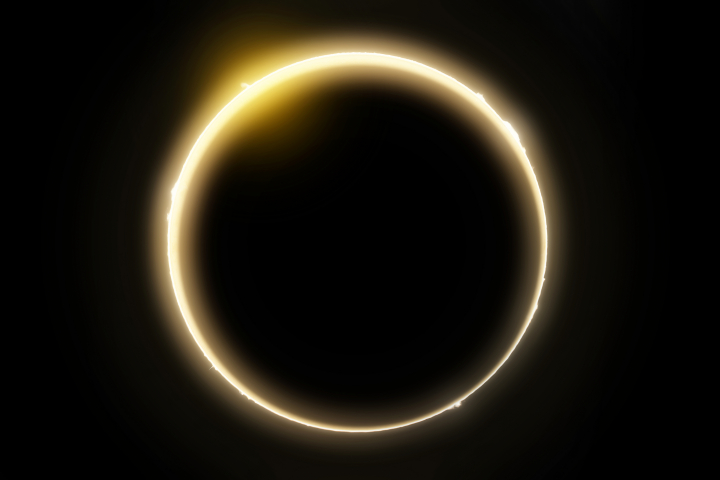 Imagen de un eclipse solar