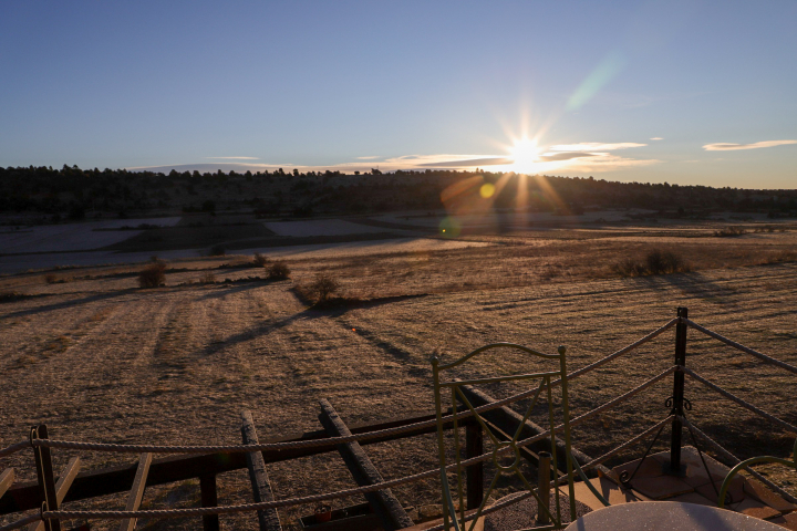 Atardecer en Jabaloyas (Teruel).