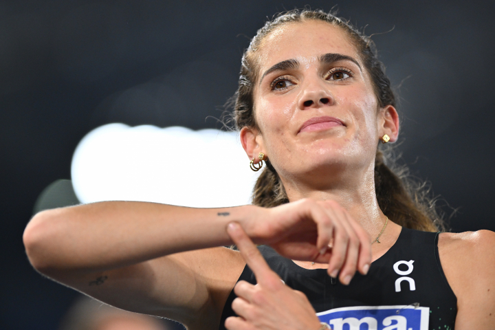 Marta García, antes de competir en la Diamond League de Roma