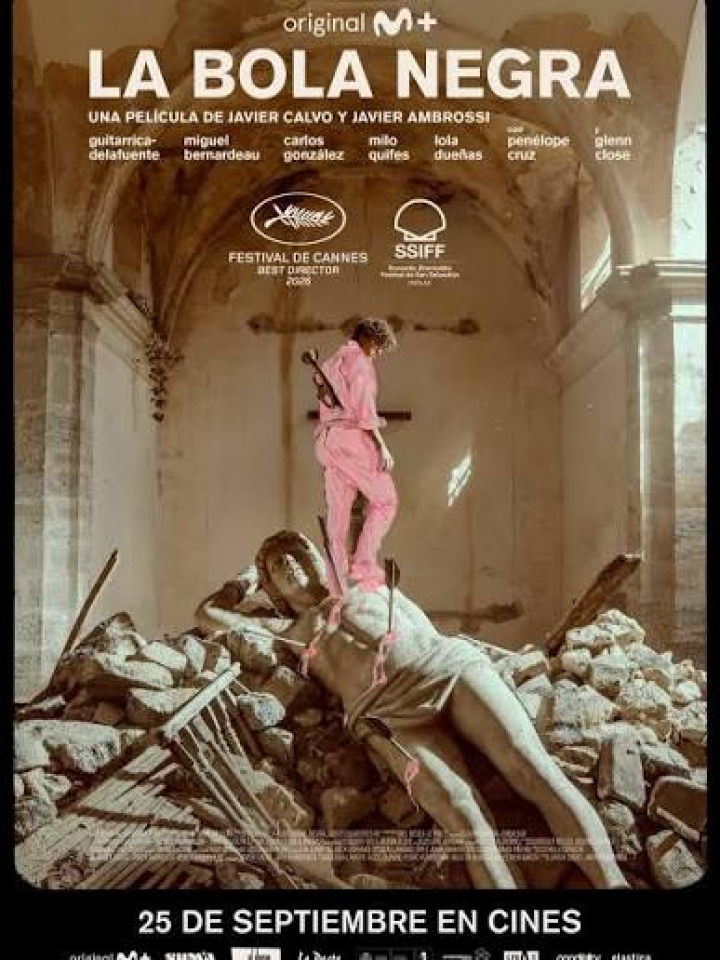 Póster de la película "La bola negra"