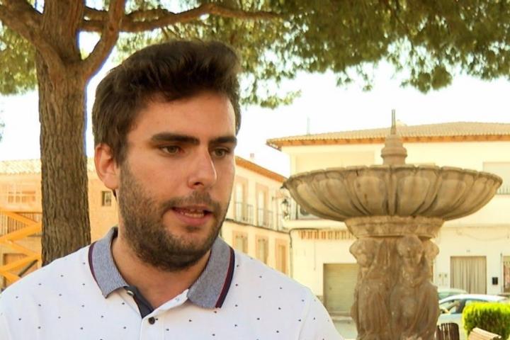 El candidato de Podemos a la Alcaldía de La Guardia, Víctor Hernández