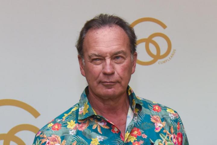 Bertín Osborne, en el cumpleaños de El Turronero el 1 de junio de 2023.