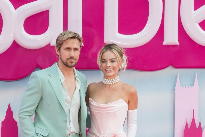 Ryan Gosling y Margot Robbie en la premiere 'Barbie'